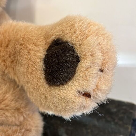 Vintage Gund Bear Plush Stitch 16" ECU Brown Beige Black Nose 1979 - Picture 3 of 7